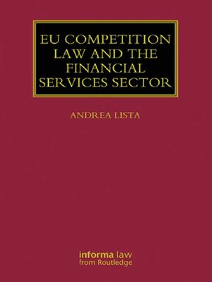 cover image of EU Competition Law and the Financial Services Sector